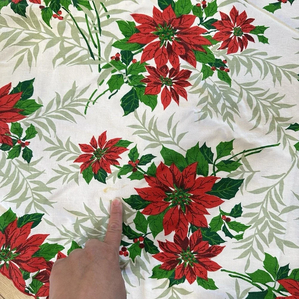 white birch vtg poinsettia